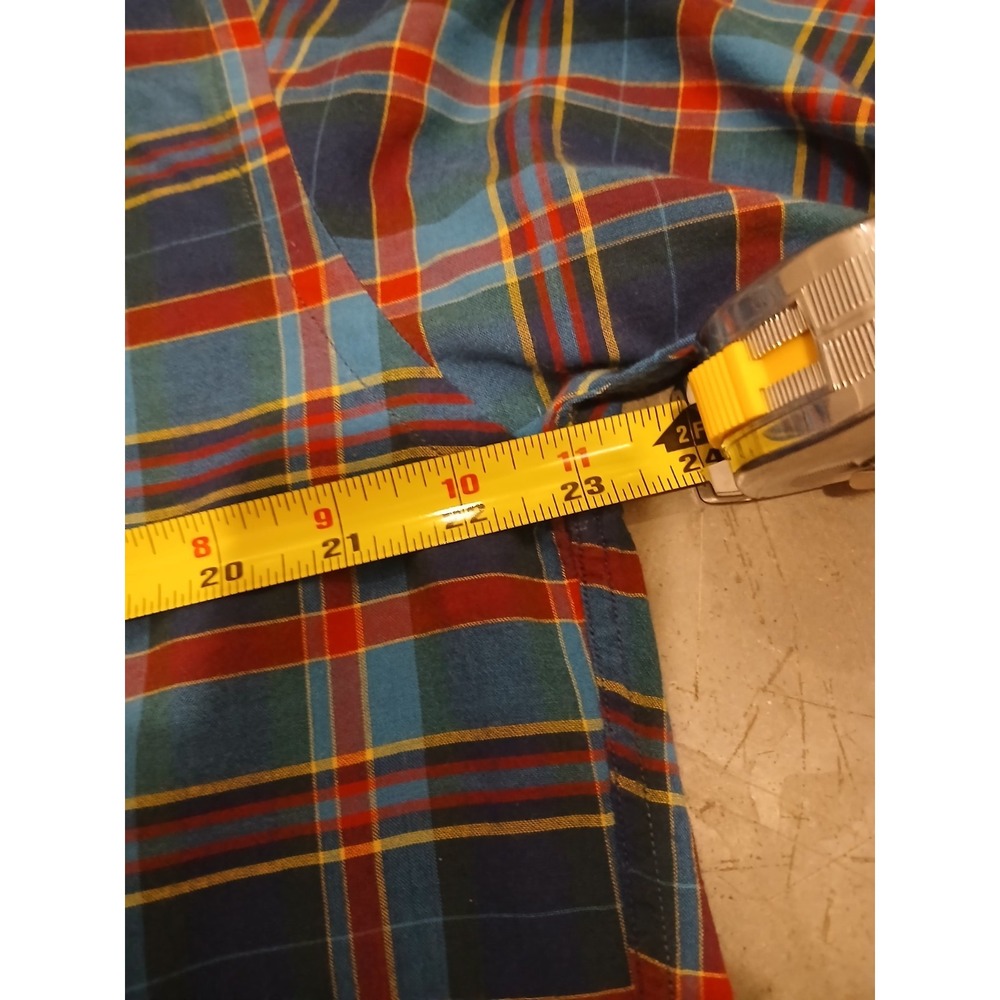 Ralph Lauren Men's M Plaid Short Sleeve Button-down Shirt Pony - Picture 5 of 5